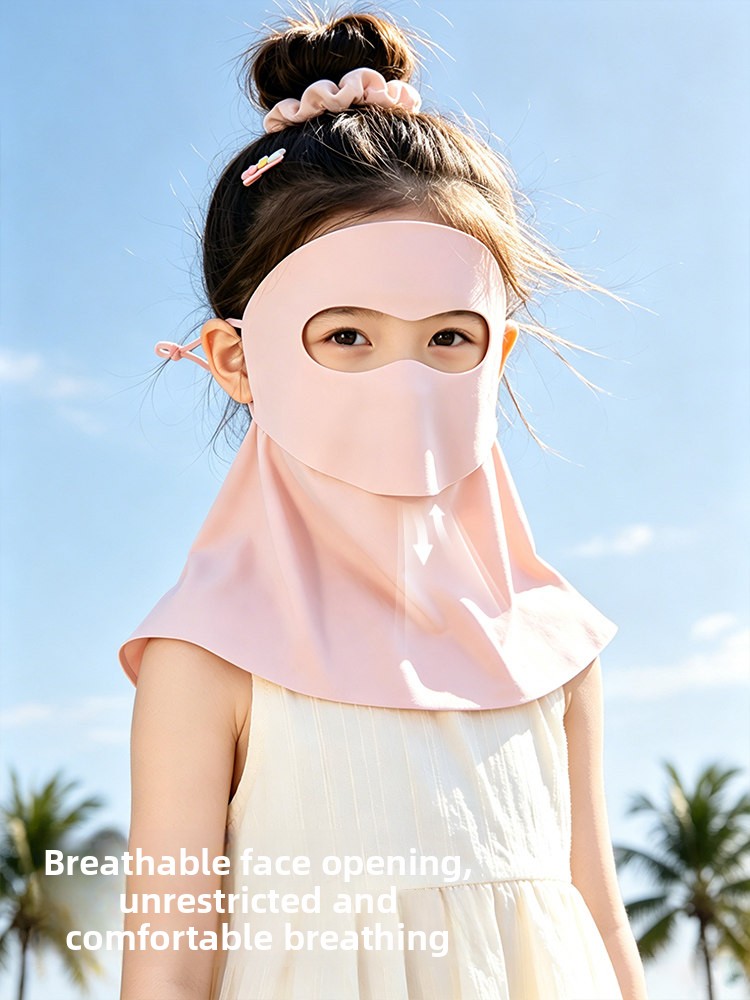 Kids Outdoor Sun Protection Fa - Kids Face Mask ulasan dan harga