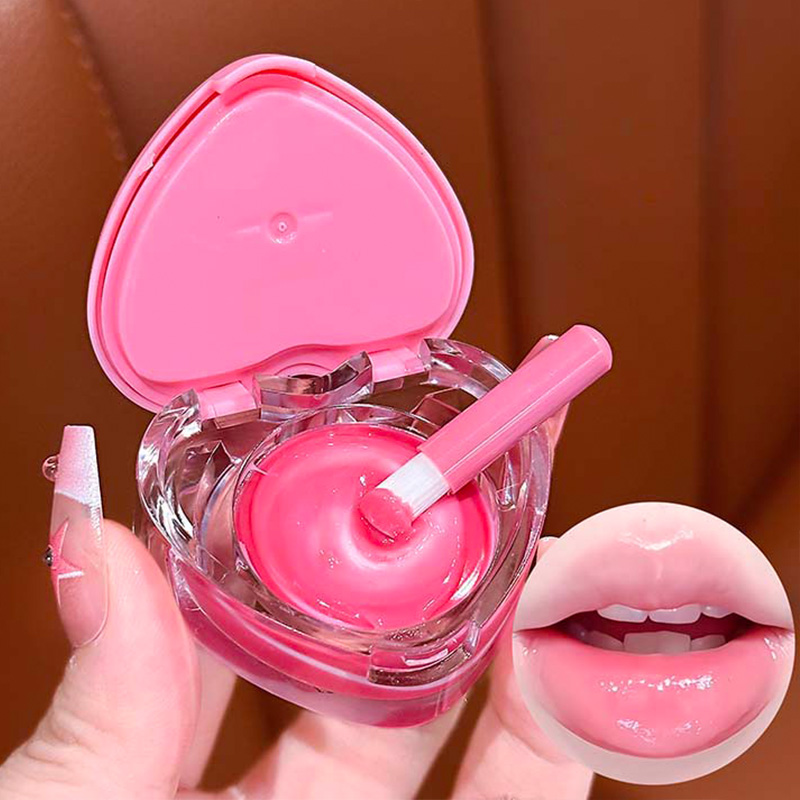 Luckgo Heart Double Color Lip  - Kids Face Mask ulasan dan harga